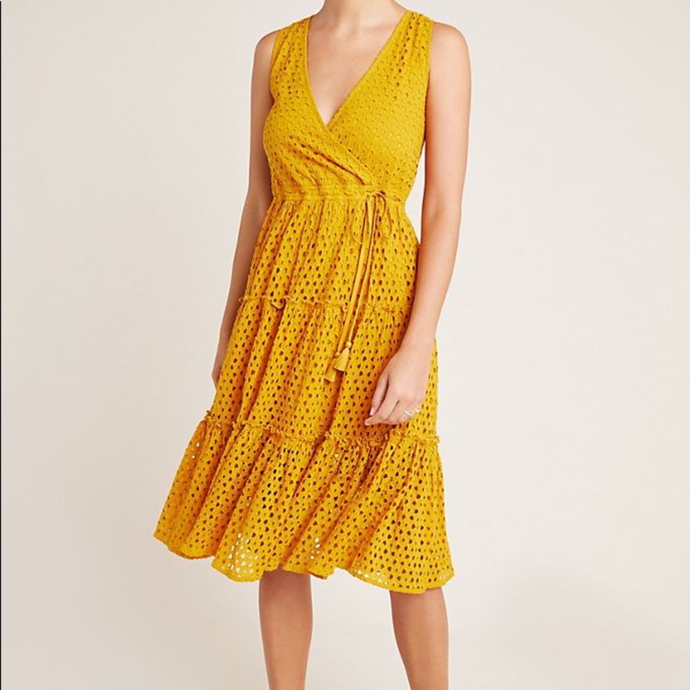Anthropologie Frye Nuri eyelet dress